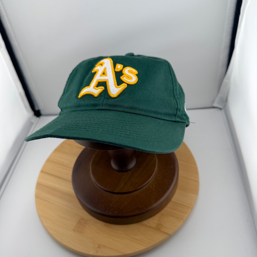 Oakland Athletics A's MLB Youth Baseball Cap Green Gold OC Sports Adjustable Hat